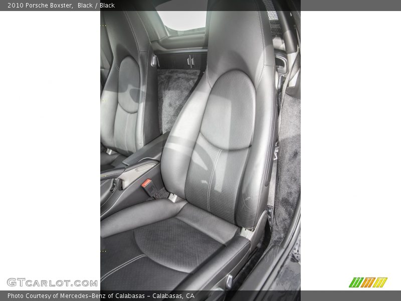 Front Seat of 2010 Boxster 