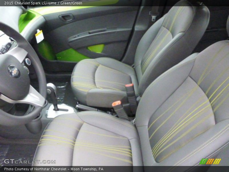 Front Seat of 2015 Spark LS