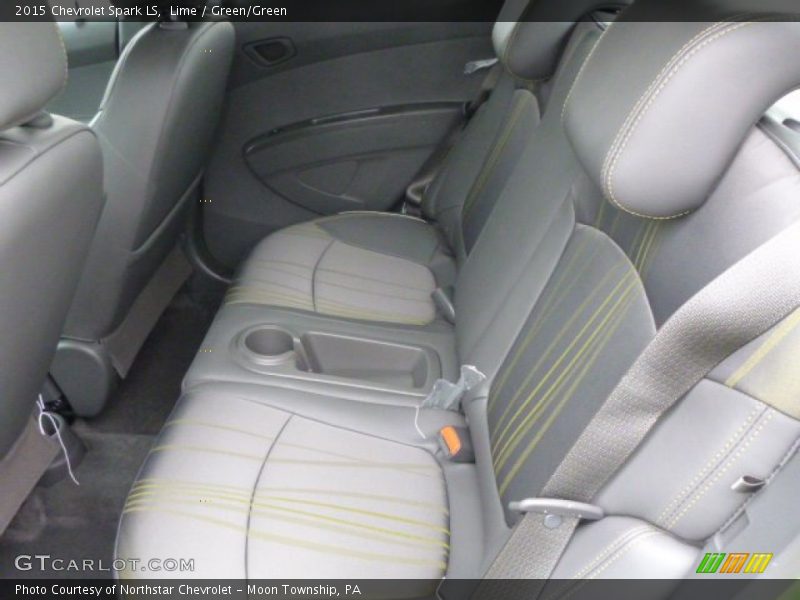 Rear Seat of 2015 Spark LS
