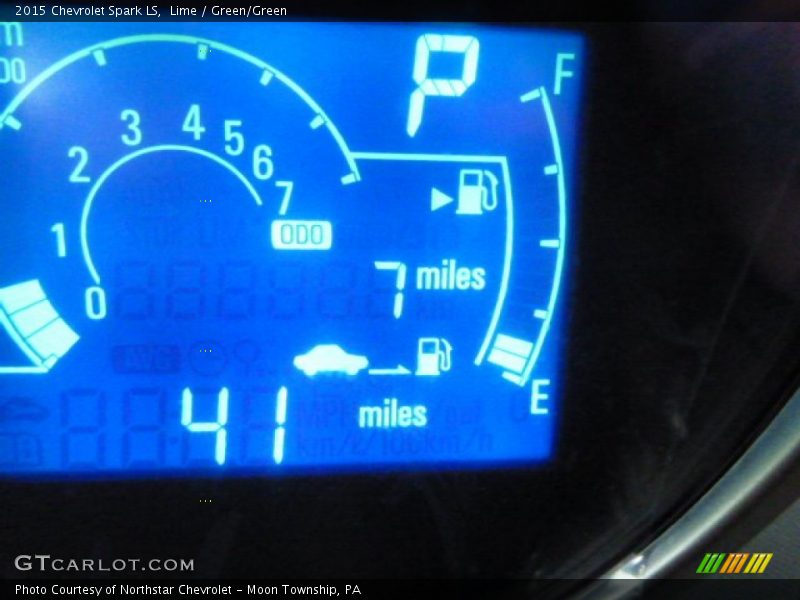 Lime / Green/Green 2015 Chevrolet Spark LS