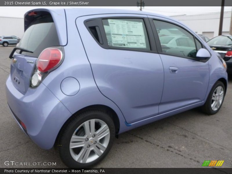 Grape Ice / Silver/Silver 2015 Chevrolet Spark LS