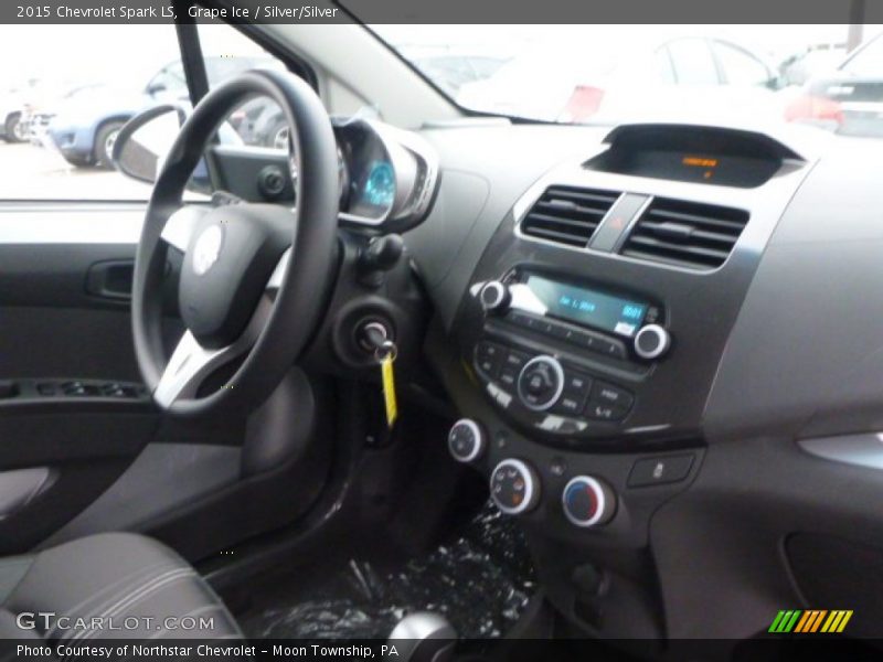 Grape Ice / Silver/Silver 2015 Chevrolet Spark LS