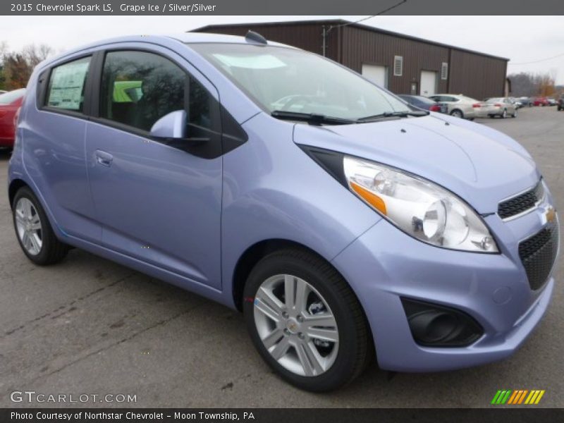 Grape Ice / Silver/Silver 2015 Chevrolet Spark LS