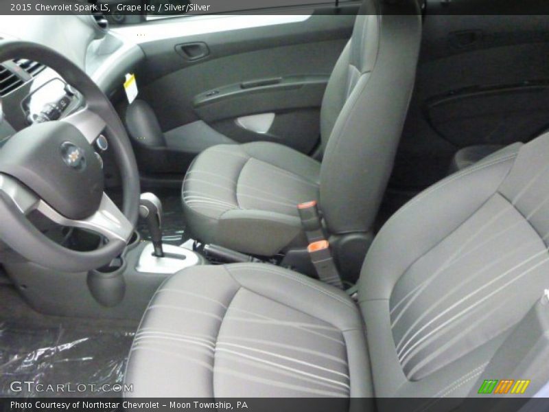 Grape Ice / Silver/Silver 2015 Chevrolet Spark LS