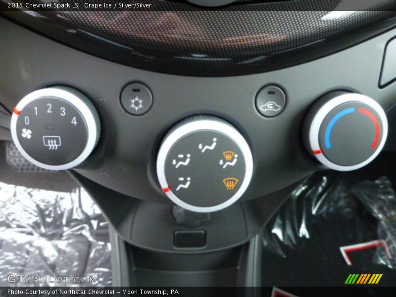 Grape Ice / Silver/Silver 2015 Chevrolet Spark LS