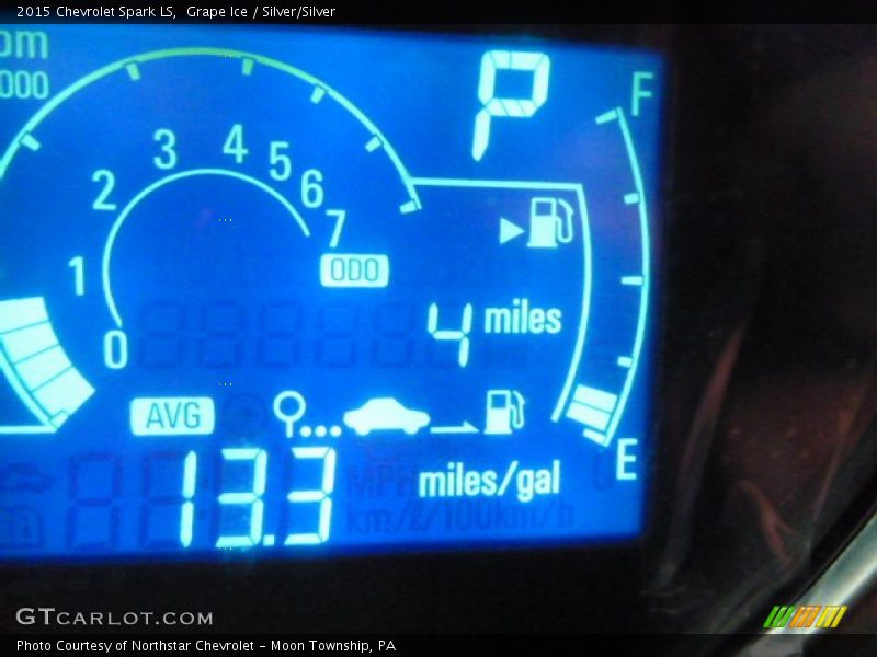 Grape Ice / Silver/Silver 2015 Chevrolet Spark LS