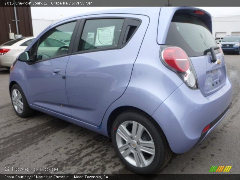 Grape Ice / Silver/Silver 2015 Chevrolet Spark LS