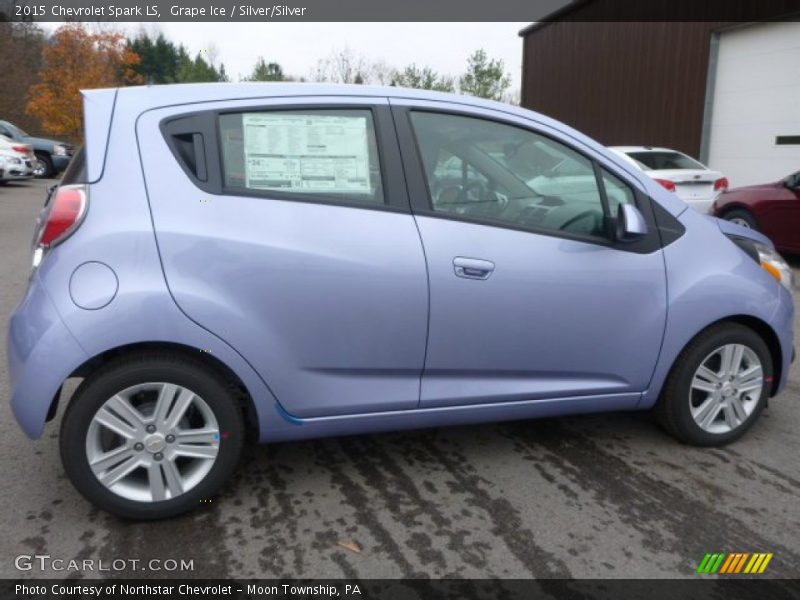 Grape Ice / Silver/Silver 2015 Chevrolet Spark LS