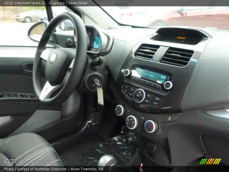 Grape Ice / Silver/Silver 2015 Chevrolet Spark LS