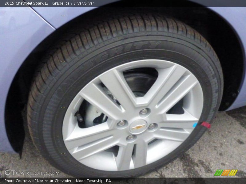 Grape Ice / Silver/Silver 2015 Chevrolet Spark LS
