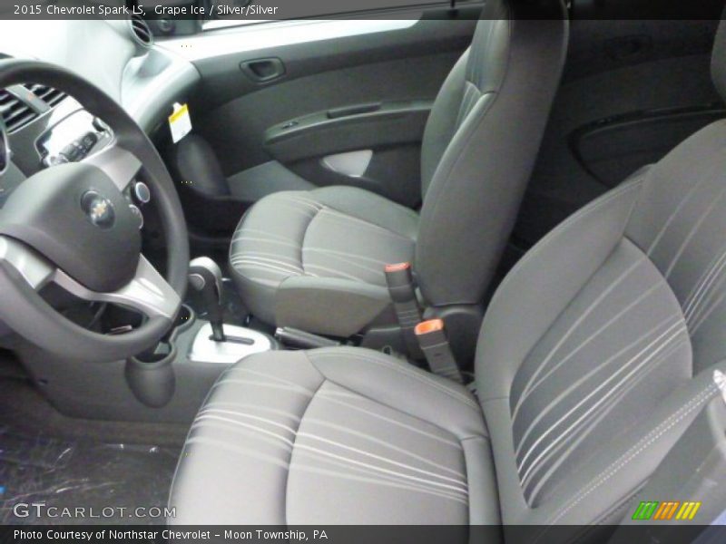 Grape Ice / Silver/Silver 2015 Chevrolet Spark LS