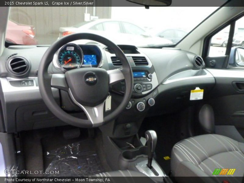 Grape Ice / Silver/Silver 2015 Chevrolet Spark LS