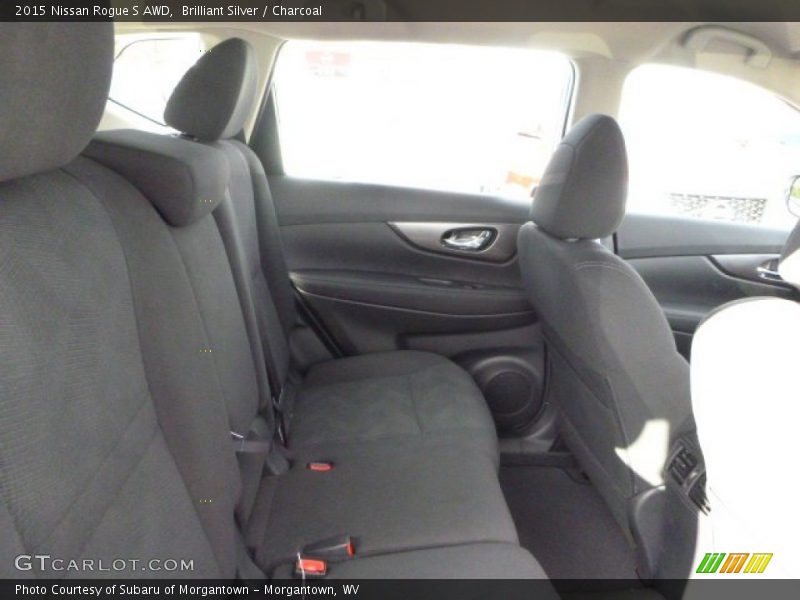 Brilliant Silver / Charcoal 2015 Nissan Rogue S AWD