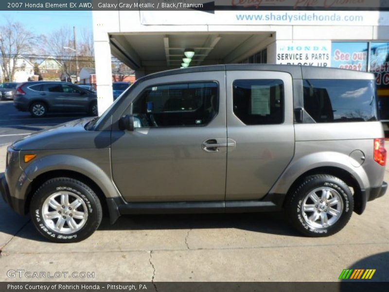 Galaxy Gray Metallic / Black/Titanium 2007 Honda Element EX AWD