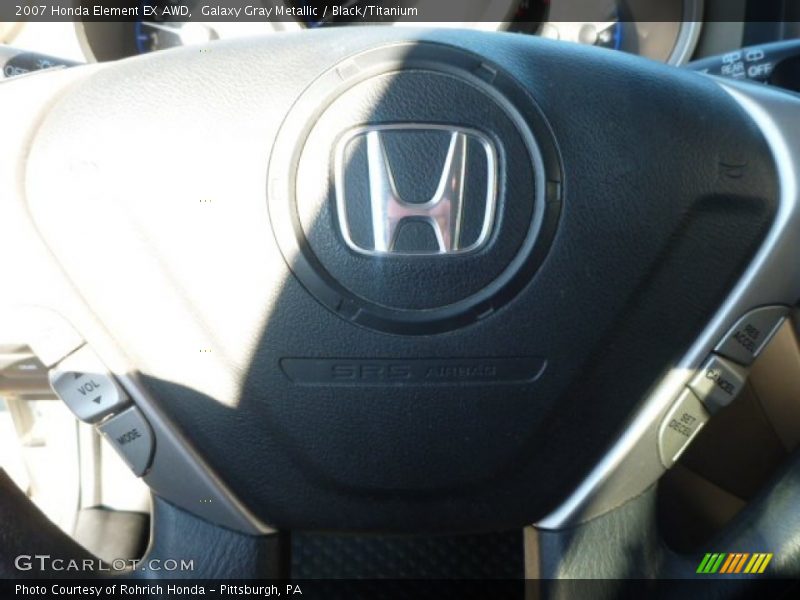 Galaxy Gray Metallic / Black/Titanium 2007 Honda Element EX AWD