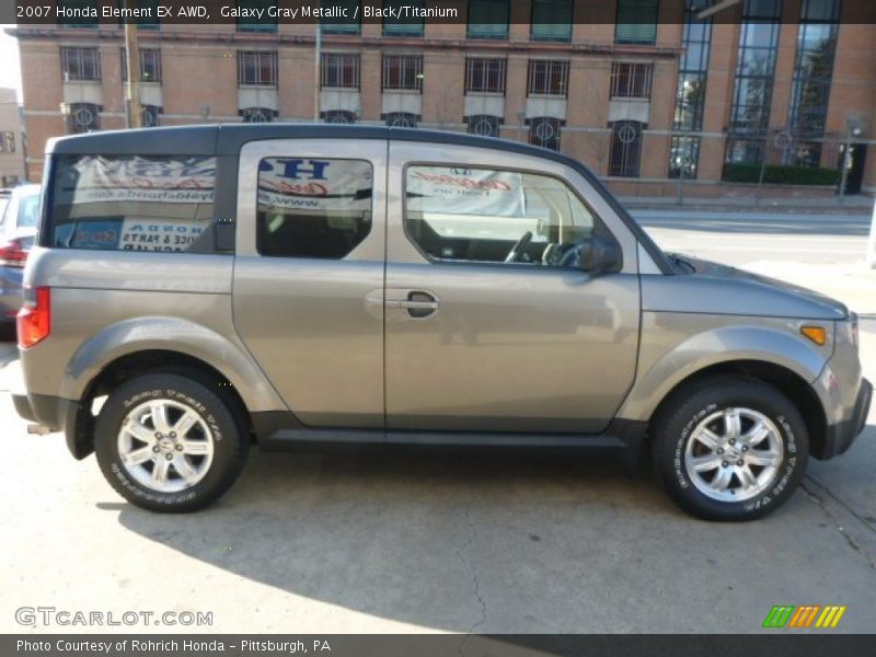 Galaxy Gray Metallic / Black/Titanium 2007 Honda Element EX AWD