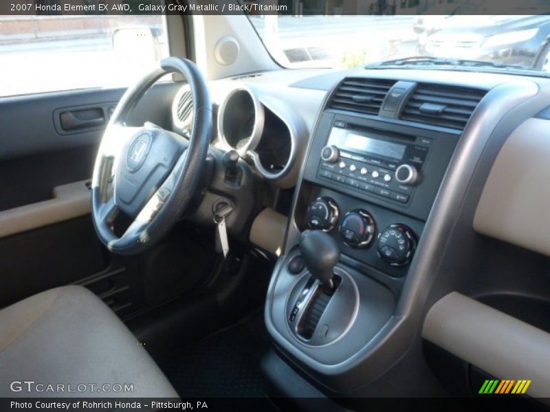 Galaxy Gray Metallic / Black/Titanium 2007 Honda Element EX AWD