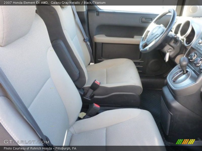 Galaxy Gray Metallic / Black/Titanium 2007 Honda Element EX AWD