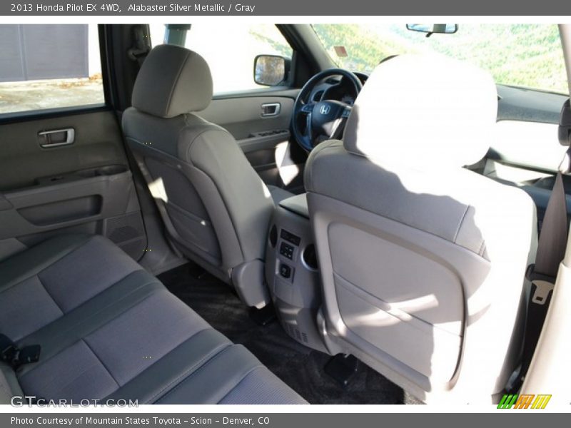 Alabaster Silver Metallic / Gray 2013 Honda Pilot EX 4WD