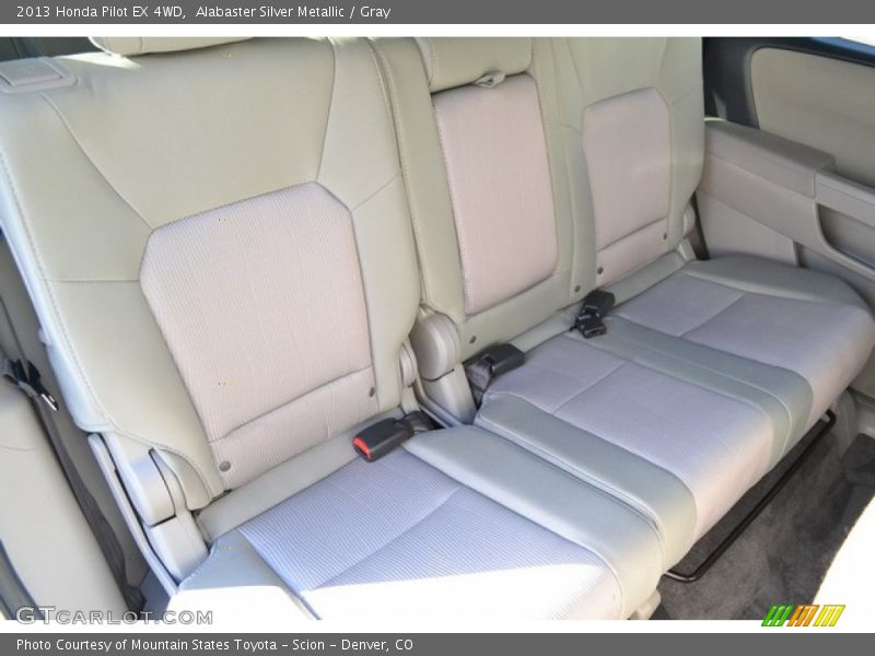 Alabaster Silver Metallic / Gray 2013 Honda Pilot EX 4WD