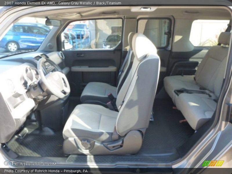 Galaxy Gray Metallic / Black/Titanium 2007 Honda Element EX AWD