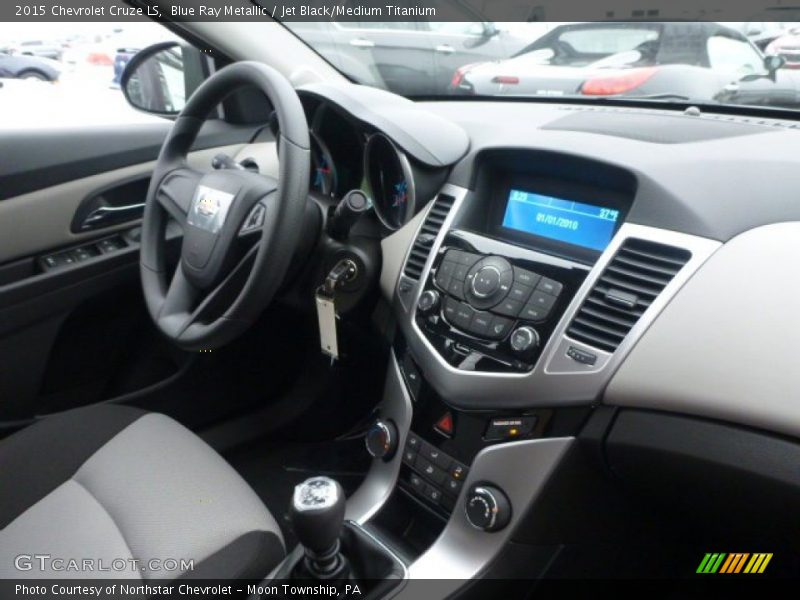 Blue Ray Metallic / Jet Black/Medium Titanium 2015 Chevrolet Cruze LS