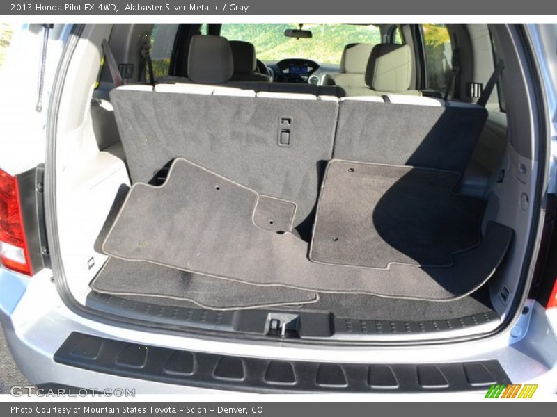 Alabaster Silver Metallic / Gray 2013 Honda Pilot EX 4WD