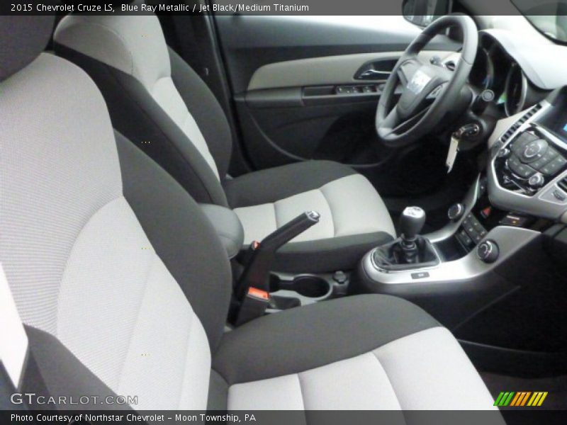 Blue Ray Metallic / Jet Black/Medium Titanium 2015 Chevrolet Cruze LS