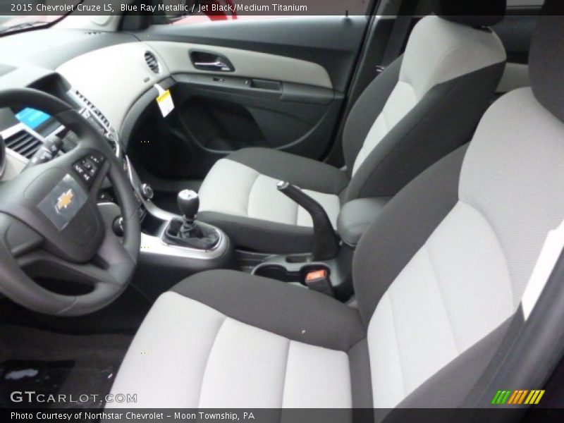 Blue Ray Metallic / Jet Black/Medium Titanium 2015 Chevrolet Cruze LS