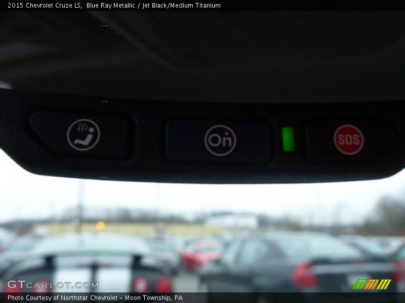 Blue Ray Metallic / Jet Black/Medium Titanium 2015 Chevrolet Cruze LS