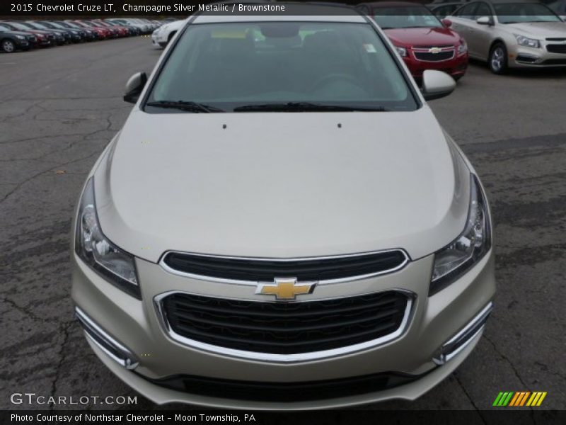 Champagne Silver Metallic / Brownstone 2015 Chevrolet Cruze LT
