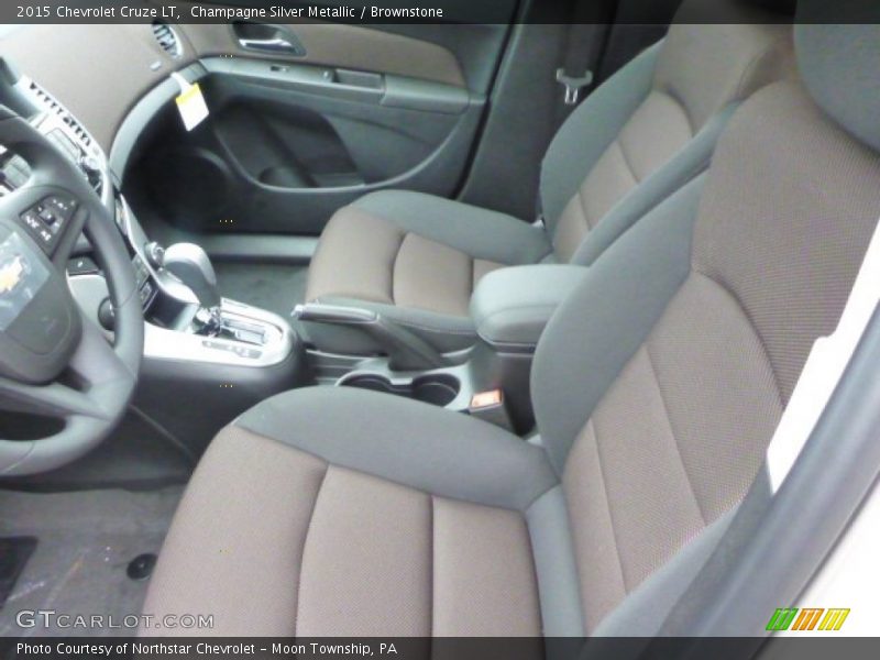 Champagne Silver Metallic / Brownstone 2015 Chevrolet Cruze LT