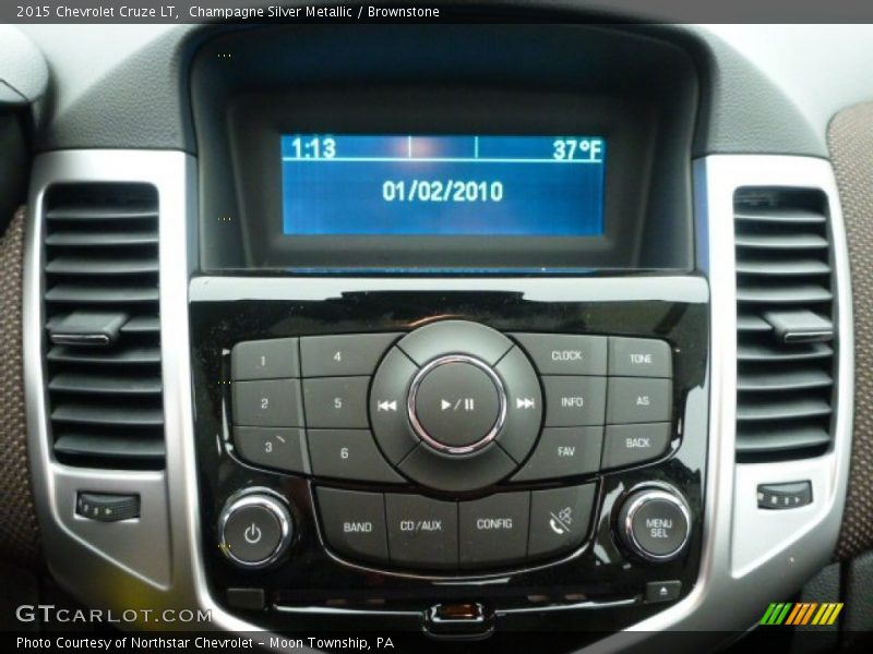 Champagne Silver Metallic / Brownstone 2015 Chevrolet Cruze LT