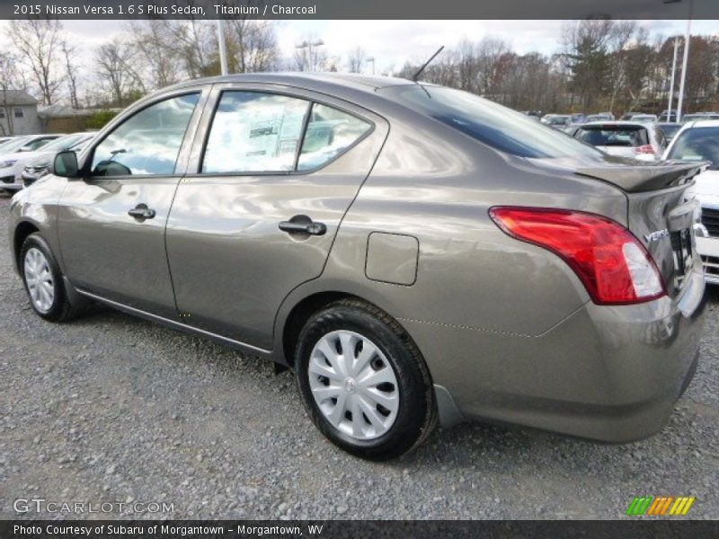 Titanium / Charcoal 2015 Nissan Versa 1.6 S Plus Sedan