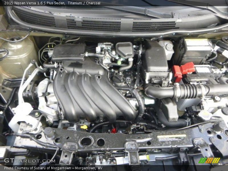 Titanium / Charcoal 2015 Nissan Versa 1.6 S Plus Sedan