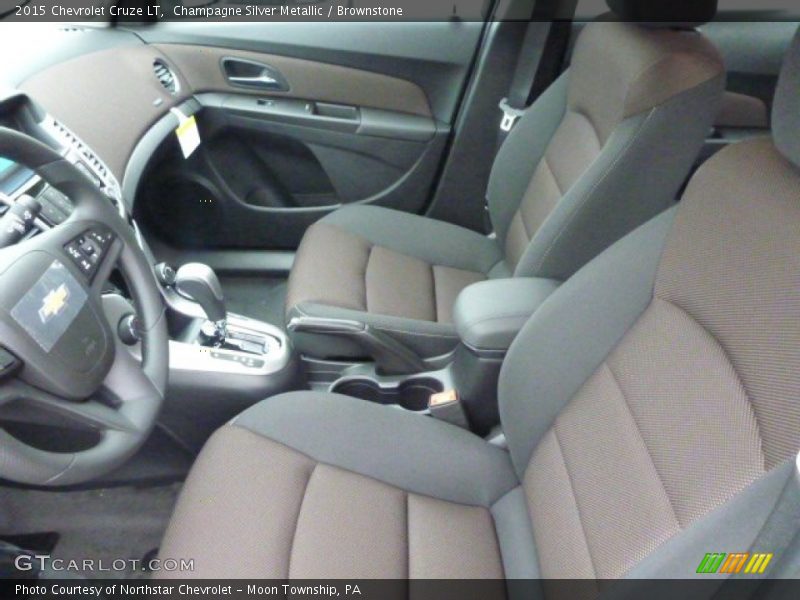 Champagne Silver Metallic / Brownstone 2015 Chevrolet Cruze LT