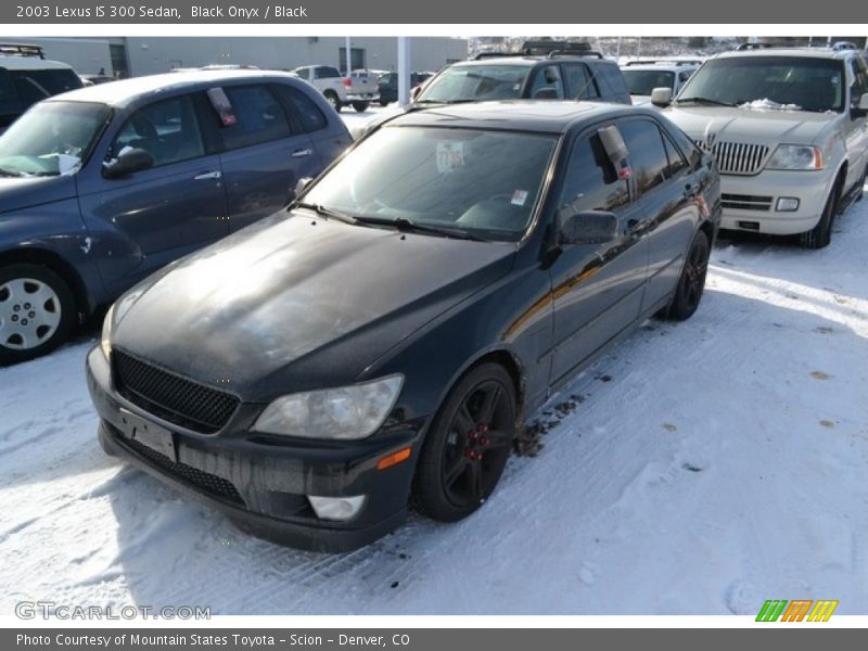 Black Onyx / Black 2003 Lexus IS 300 Sedan