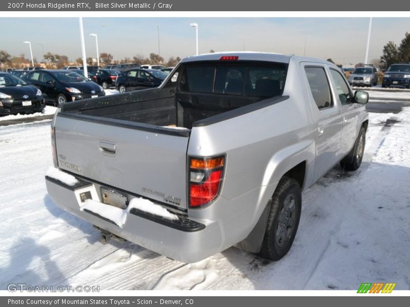 Billet Silver Metallic / Gray 2007 Honda Ridgeline RTX