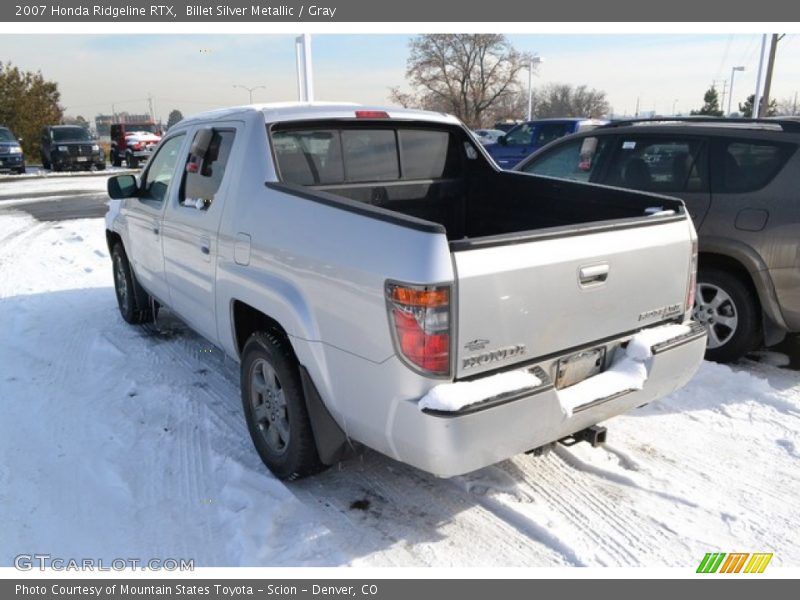 Billet Silver Metallic / Gray 2007 Honda Ridgeline RTX