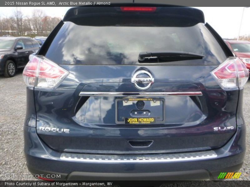 Arctic Blue Metallic / Almond 2015 Nissan Rogue SL AWD