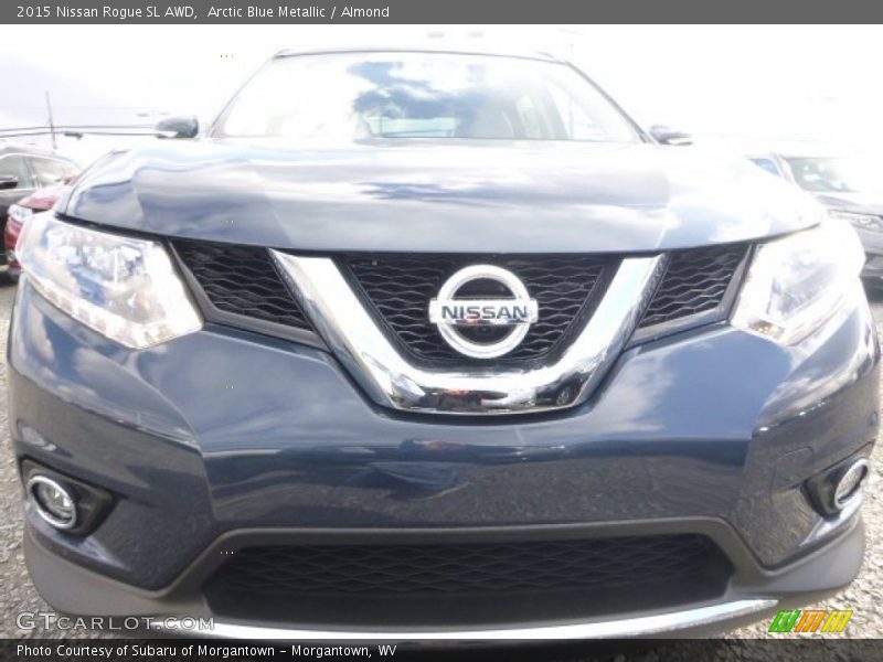Arctic Blue Metallic / Almond 2015 Nissan Rogue SL AWD
