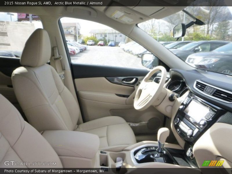 Arctic Blue Metallic / Almond 2015 Nissan Rogue SL AWD