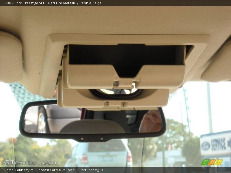 Red Fire Metallic / Pebble Beige 2007 Ford Freestyle SEL