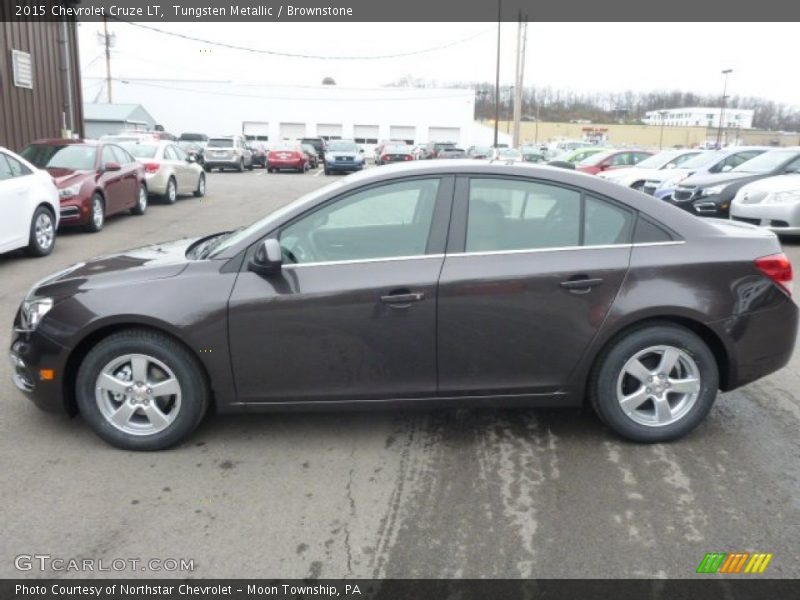 Tungsten Metallic / Brownstone 2015 Chevrolet Cruze LT