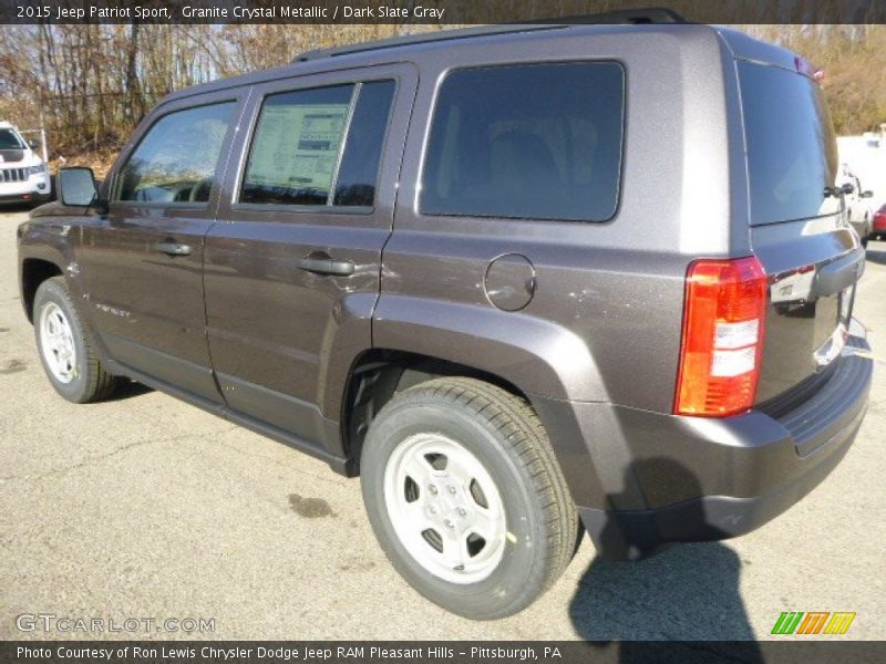 Granite Crystal Metallic / Dark Slate Gray 2015 Jeep Patriot Sport