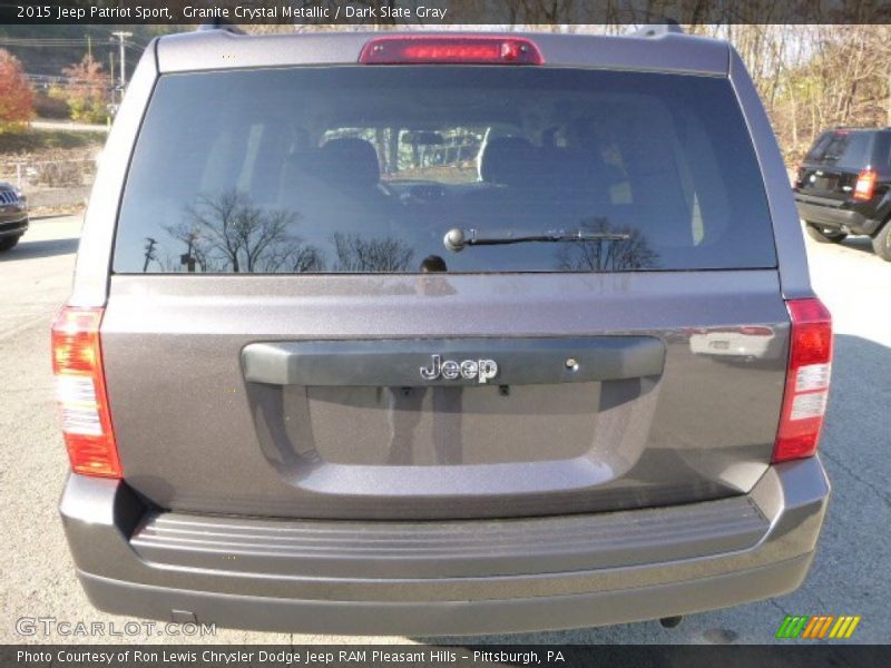 Granite Crystal Metallic / Dark Slate Gray 2015 Jeep Patriot Sport