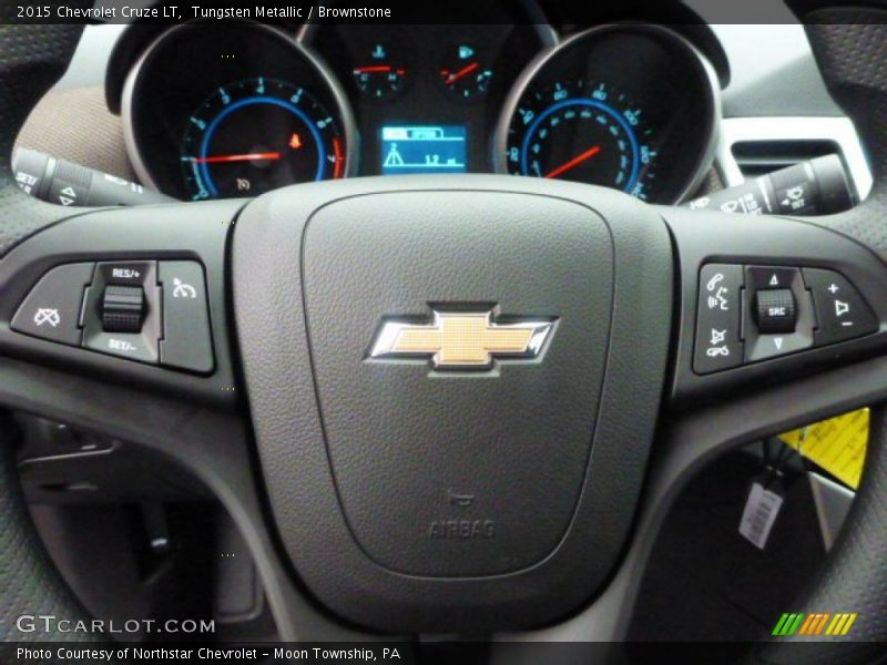 Tungsten Metallic / Brownstone 2015 Chevrolet Cruze LT