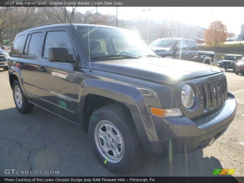 Granite Crystal Metallic / Dark Slate Gray 2015 Jeep Patriot Sport