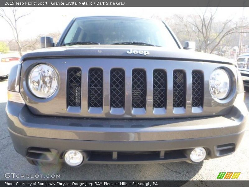 Granite Crystal Metallic / Dark Slate Gray 2015 Jeep Patriot Sport