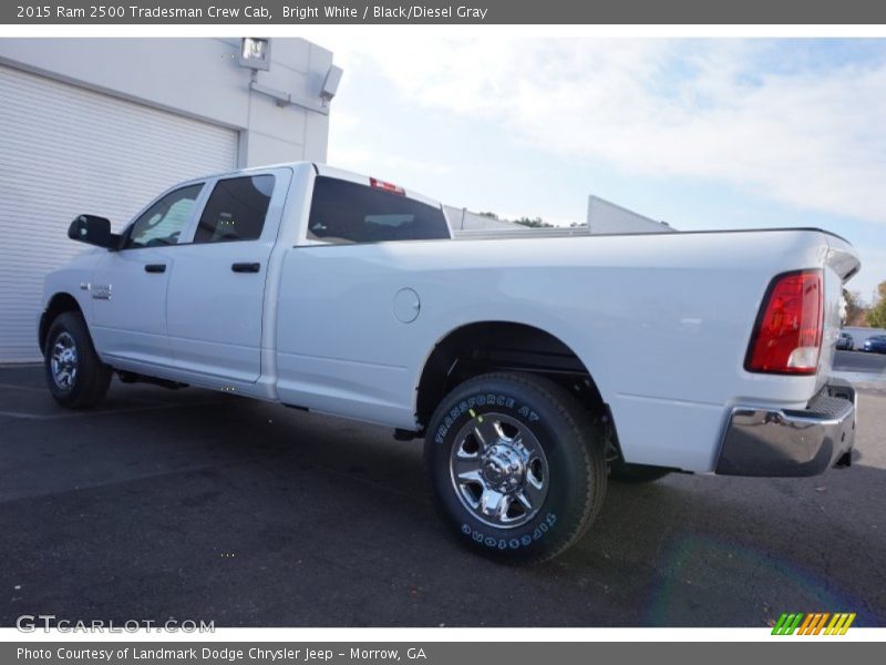 Bright White / Black/Diesel Gray 2015 Ram 2500 Tradesman Crew Cab
